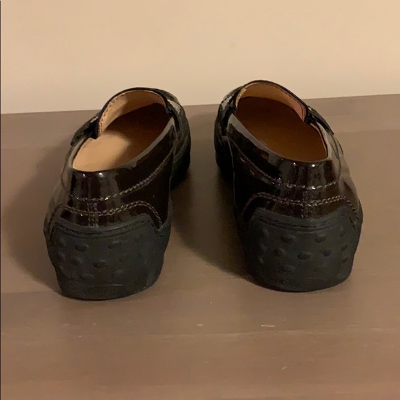Tod’s Brown Patent Leather Driving Shoes - Women’s Size 38.5 - Picture 7 of 10